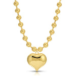 Golden Sweetheart Pendant Necklace