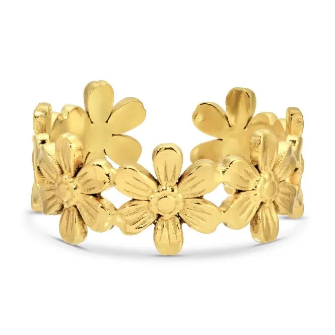Adjustable Flower Ring