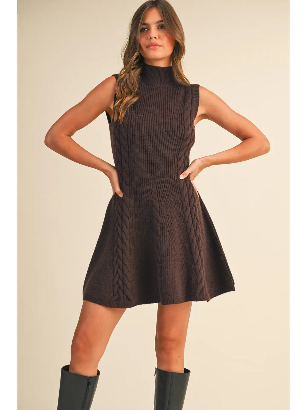 Cozy Cable Mini Dress