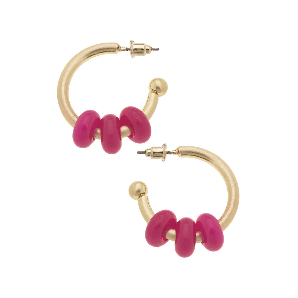 Berry Bead Hoops