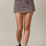 Blue and Blush Mini Skort