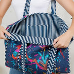 Tropical Bird Reversible Tote