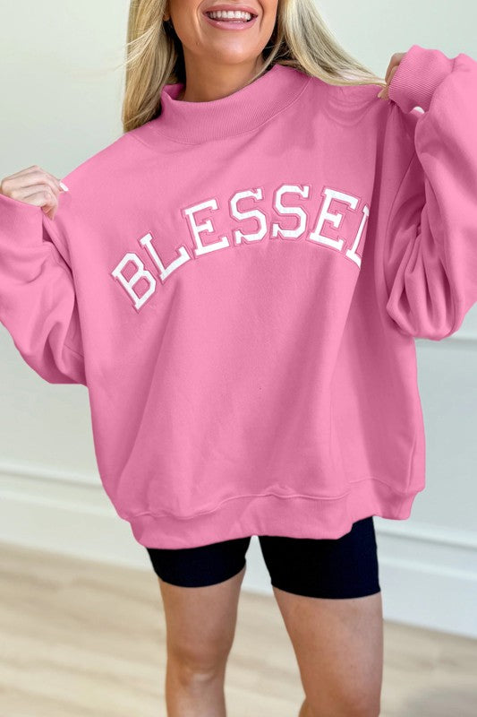 Blessed Mock Neck