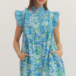 Blooming Blue Dress