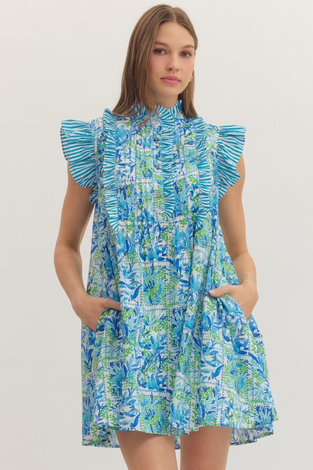 Blooming Blue Dress