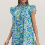Blooming Blue Dress