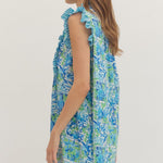 Blooming Blue Dress