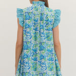 Blooming Blue Dress