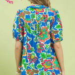 Blue Meadow Blouse
