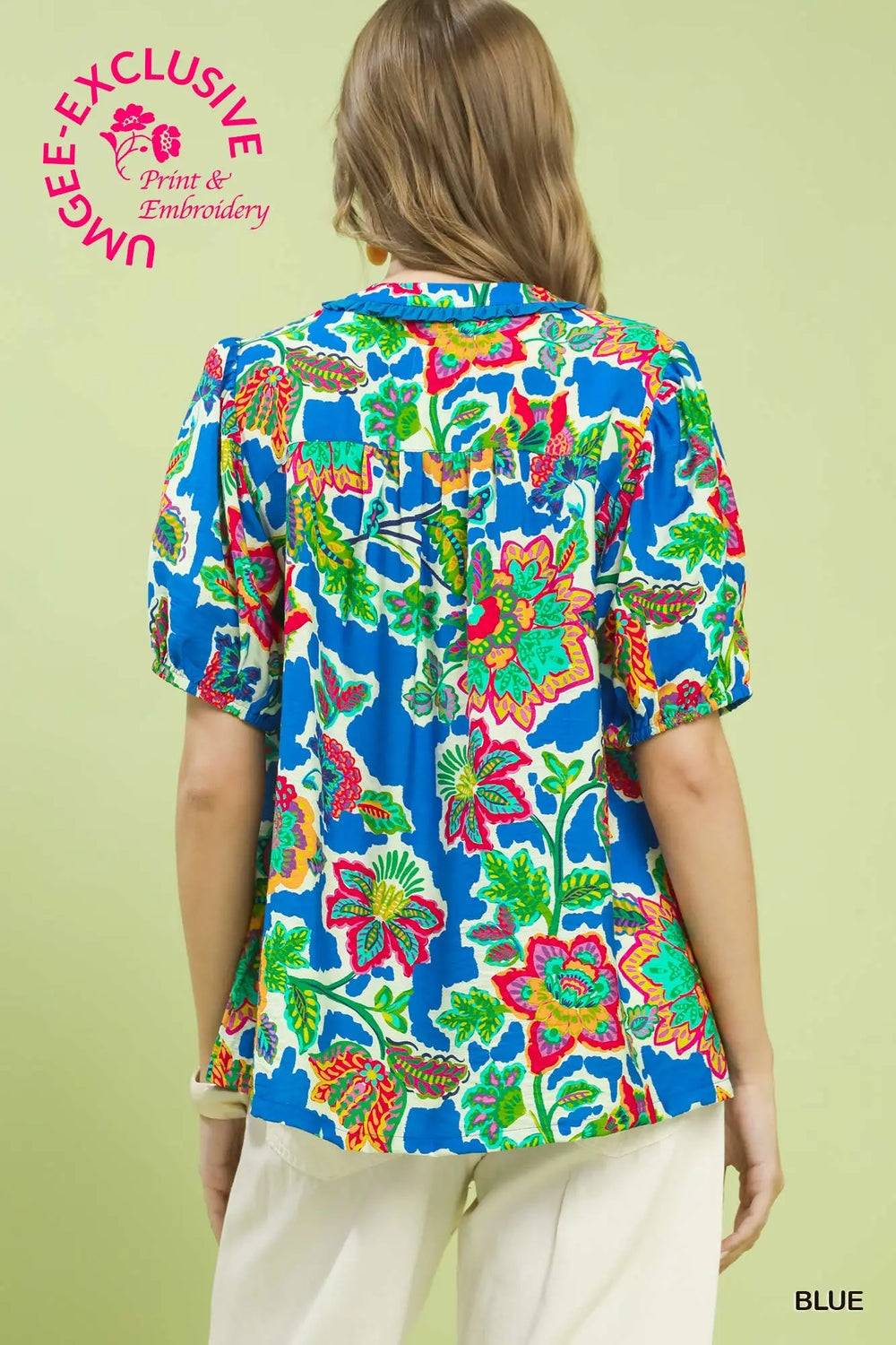 Blue Meadow Blouse