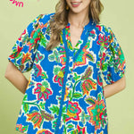 Blue Meadow Blouse