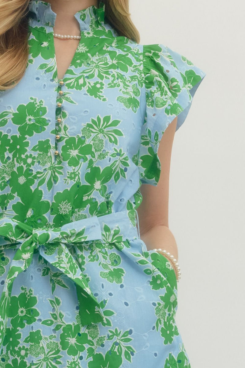 Emerald Breeze Curve Dress