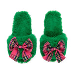 Plaid Pup Slippers