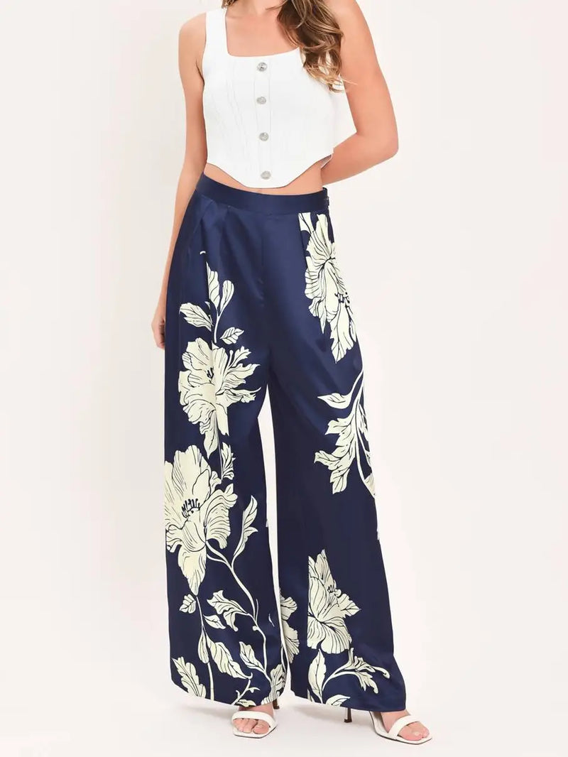 Satin Garden Pants
