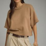Camel Comfort Knit Top