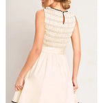 Trim and Tie Mini Dress