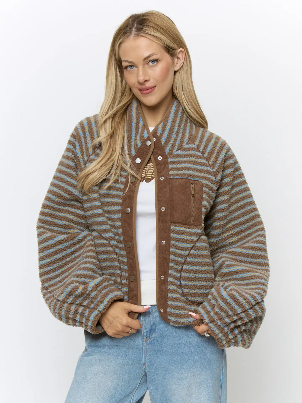Striped & Snapped Jacket