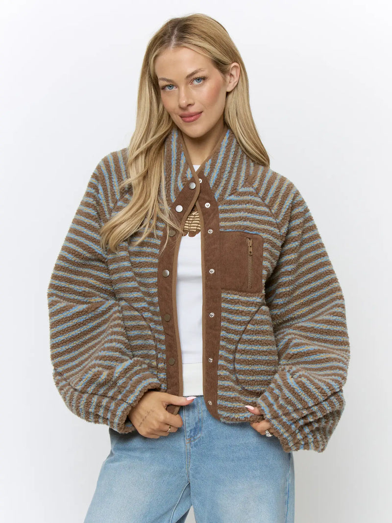 Striped & Snapped Jacket