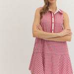Cherry Check Dress