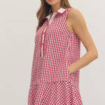 Cherry Check Dress