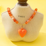 Coral Kiss Necklace
