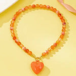 Coral Kiss Necklace