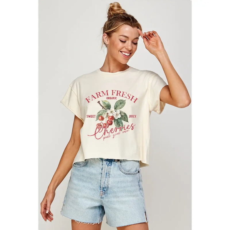 Farm Fresh Cherries Tee
