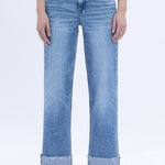 High Rise Straight Leg Denim