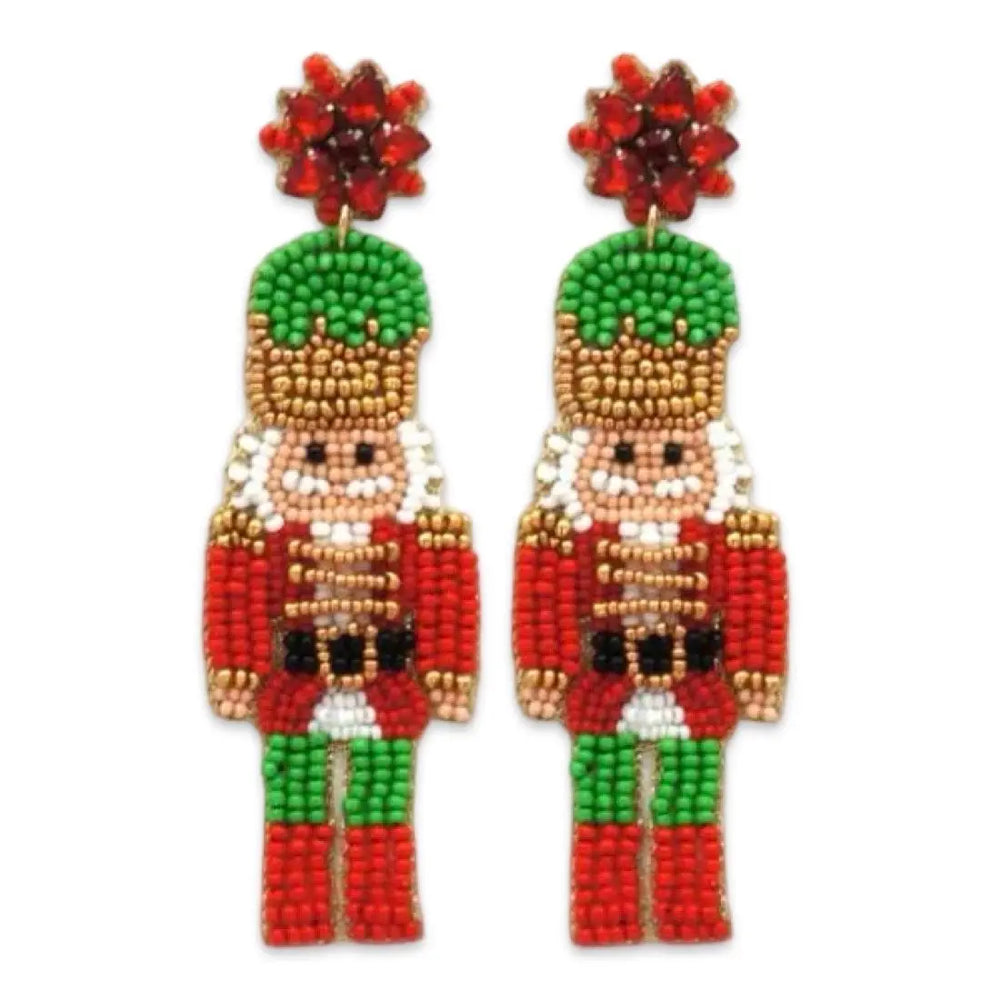 Merry Nutcracker Earrings