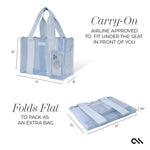Case-Mate Carolina Blue Jelly Tote
