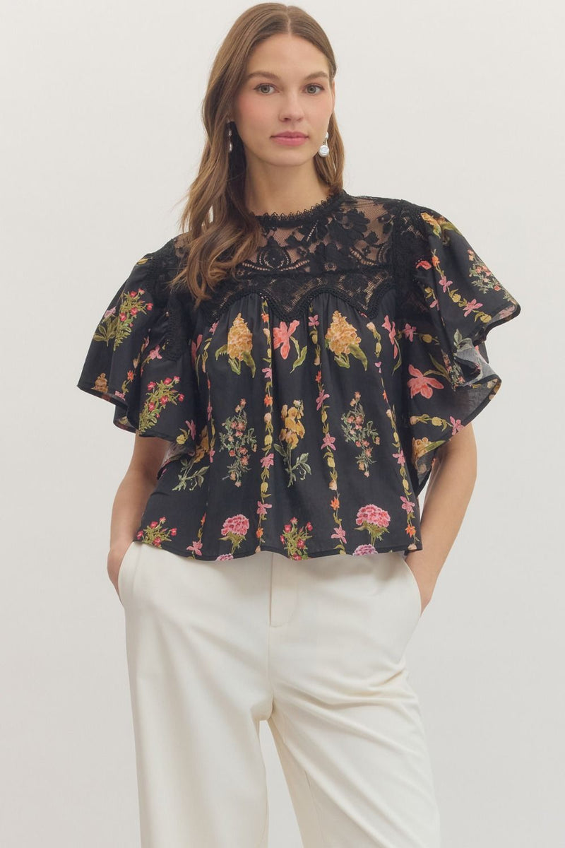 After Dark Floral Top