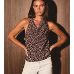 Ditsy Darling Scarf Top
