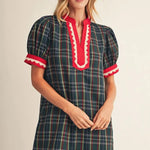 Polished in Plaid Dress