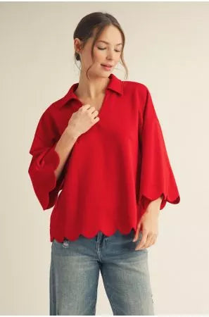 Red Hot & Chic Top