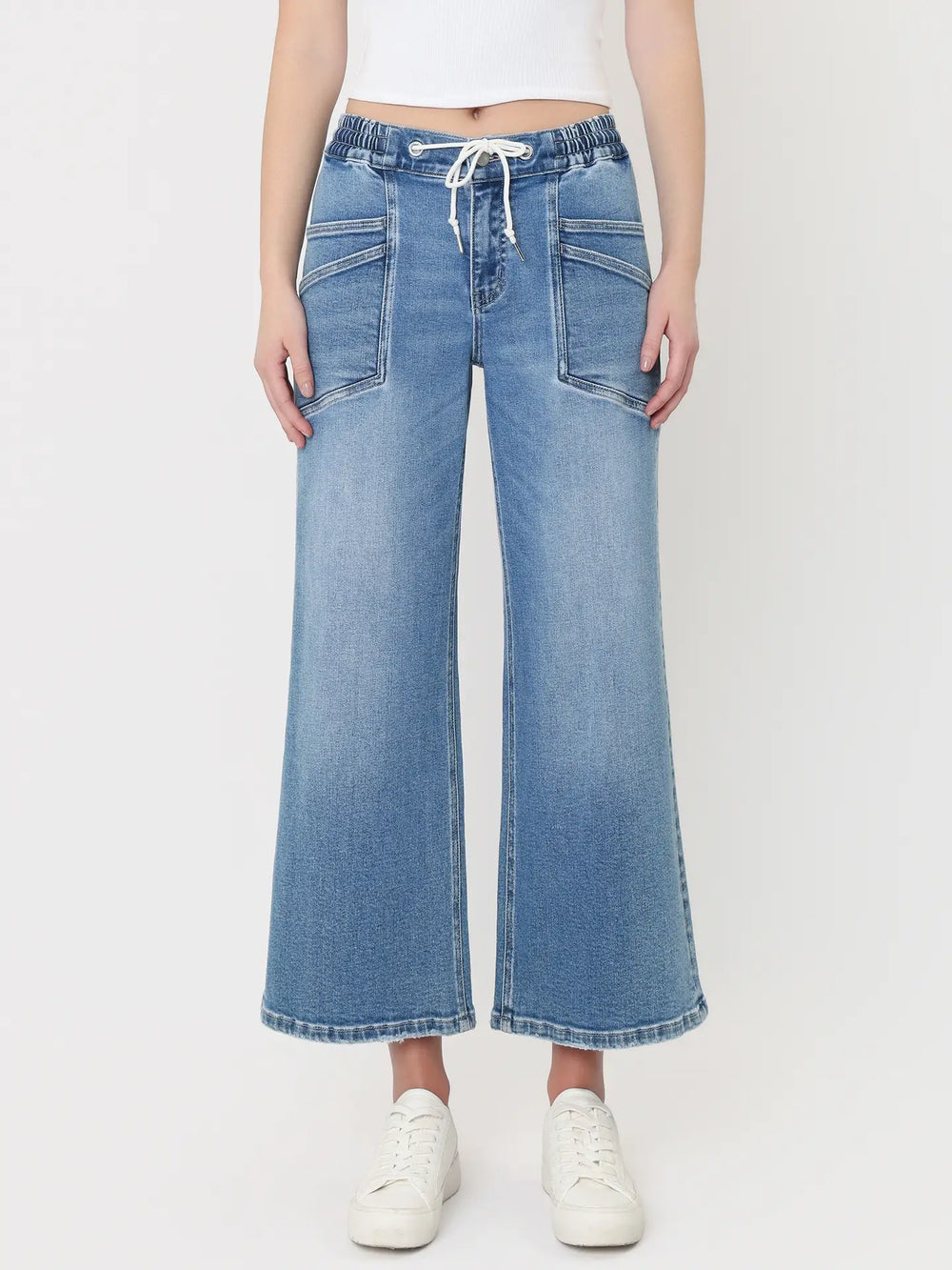 Drawstring Denim