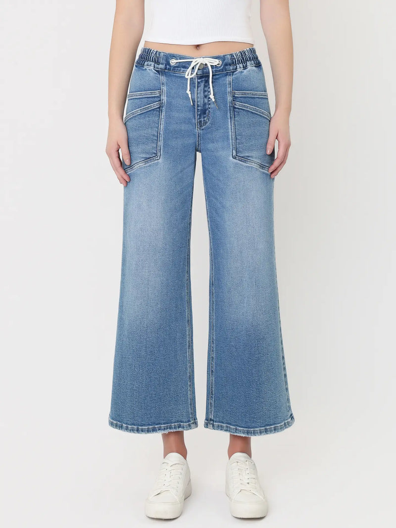 Drawstring Denim