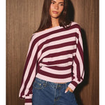 Off-Duty Stripe Sweater
