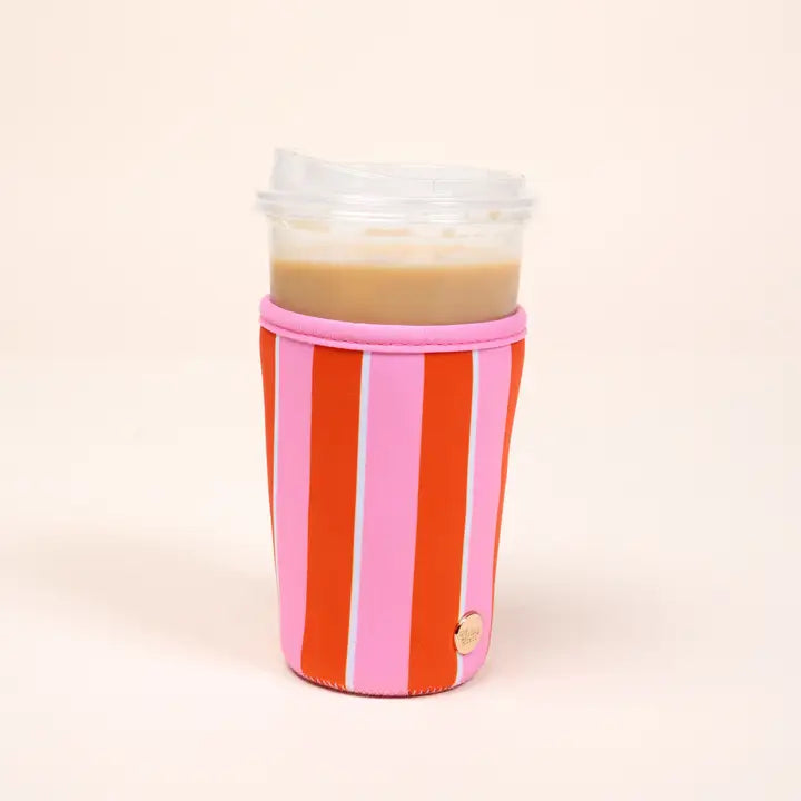 Sips in Stripes Cup Sleeve