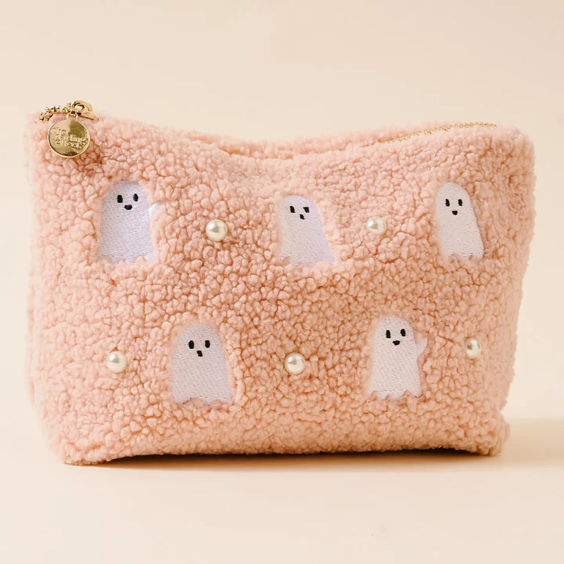 Ghost and Pearls Teddy Pouch