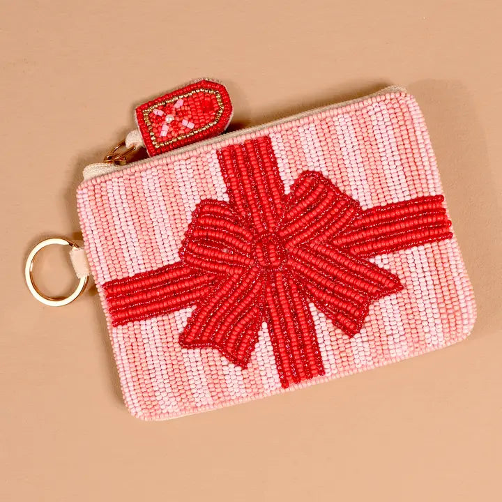 Bow coin pouch