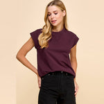 Short Sleeve Solid Top