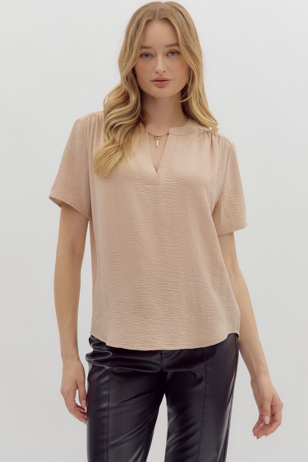 Effortless Ease V-Neck Top