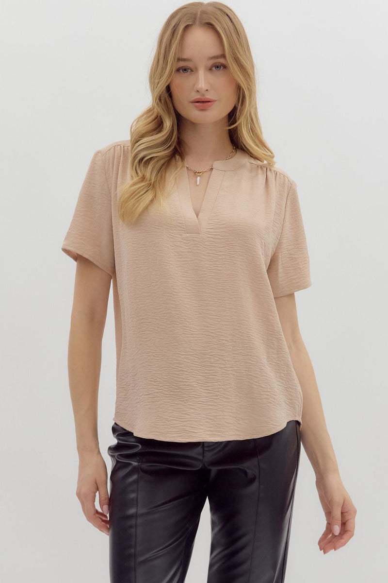Effortless Ease V-Neck Top