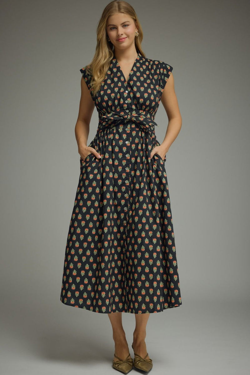 Harvest Charm Midi Dress