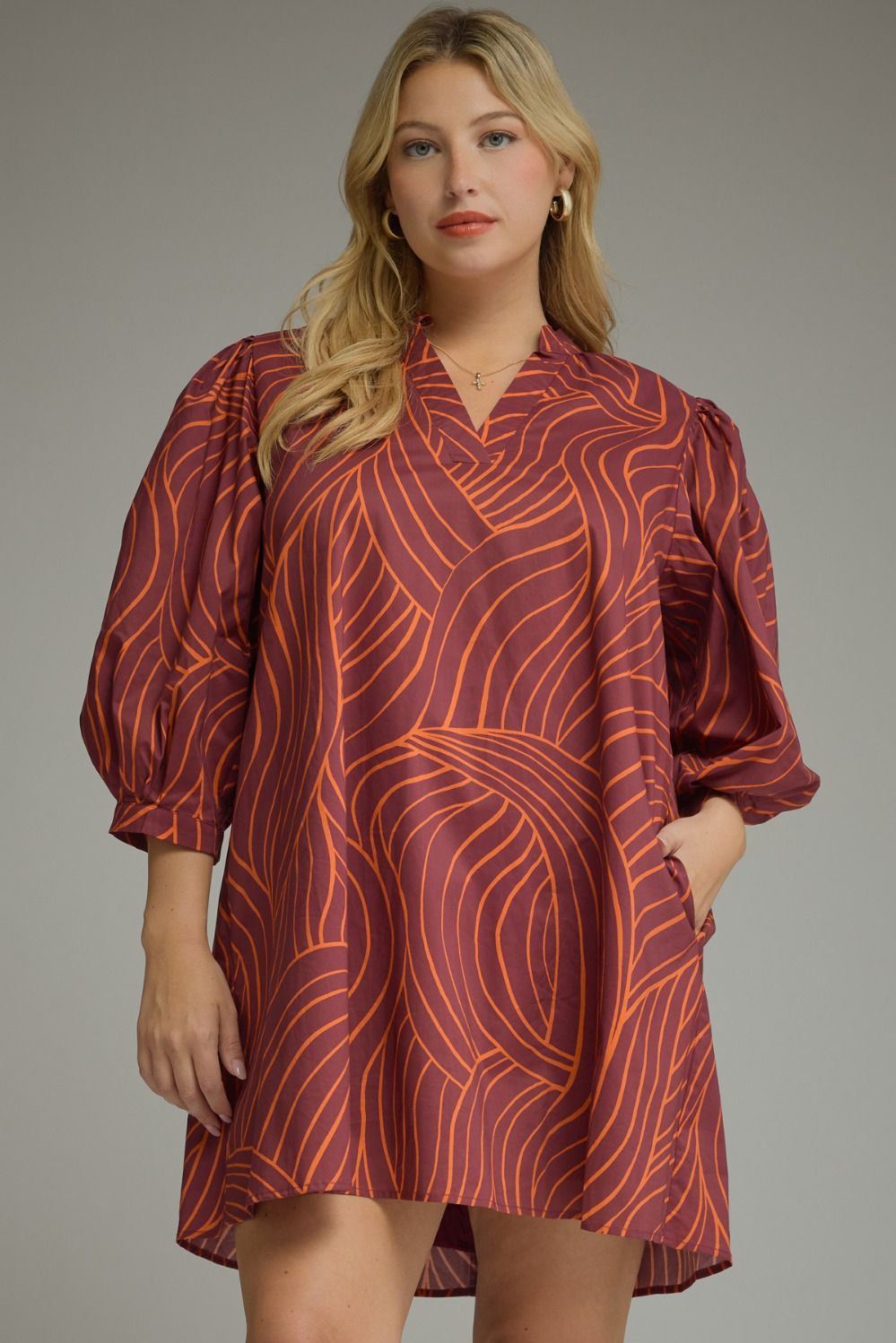 Autumn Swirl Dress