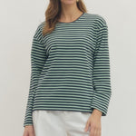 Mint to Navy Top