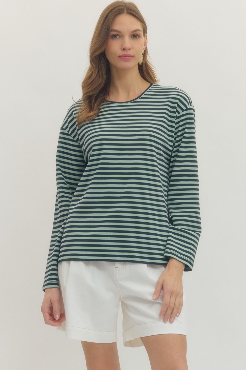 Mint to Navy Top
