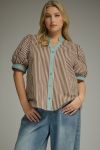 Striped & Sweet Puff Sleeve Top