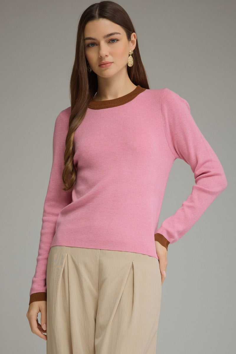 Sweet Contrast Sweater