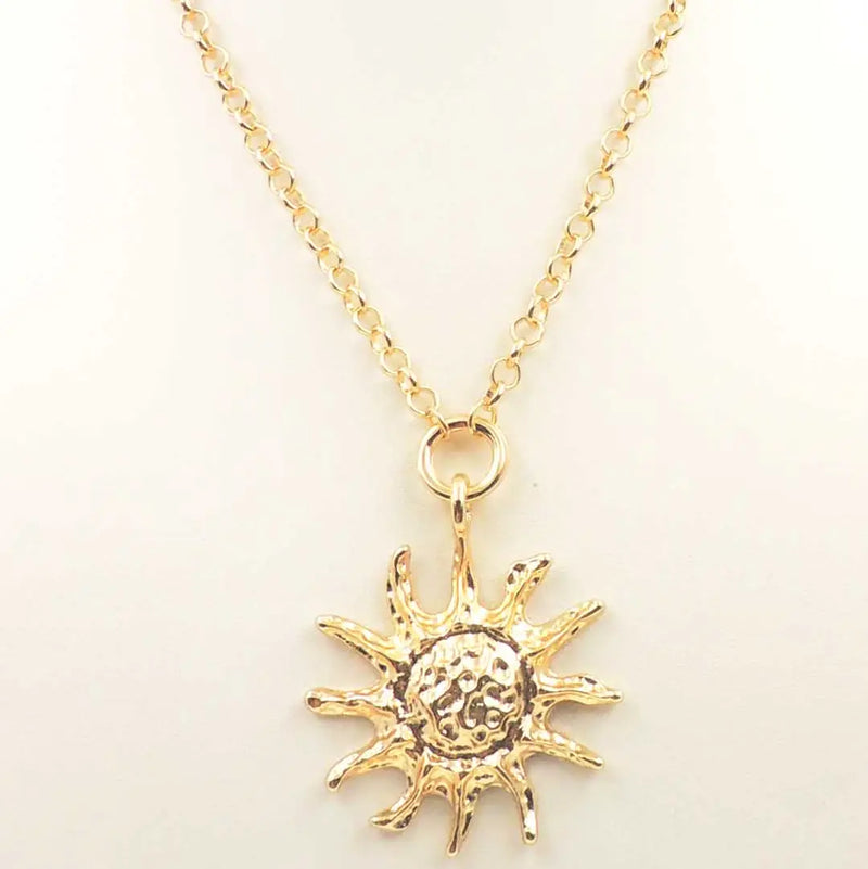 Golden Sunburst Necklace